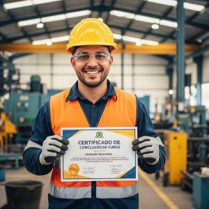 Certificado dos cursos da Treinacentro. Porto ALegre, RS.