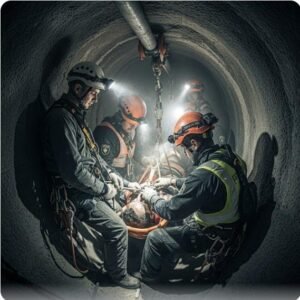 Quem faz o Curso NR 33 Espaço Confinado, também faz NR 33 Resgate em Espaço Confinado.