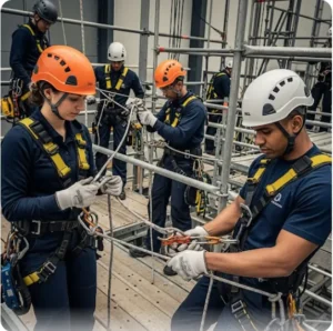 Quem faz o Curso NR 33 Espaço Confinado Resgate, também faz o Curso NR 35 Trabalho em Altura.